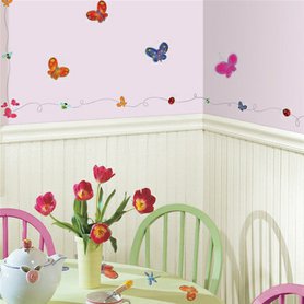 Samolepící dekorativní obrázky - aplikace Motýli