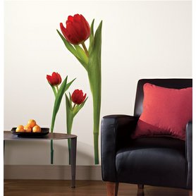 Samolepící obrázky - samolepky Květiny tulipány