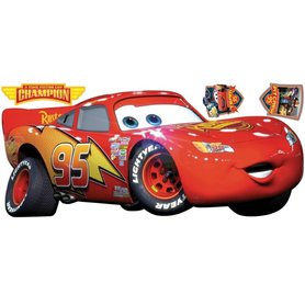 Lightning McQueen. Samolepky Disney Cars.