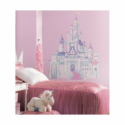 Samolepky Disney - Zámek Princess. Inspirace výzdoby dětského pokoje.