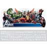 Dekorační panel Avengers Assemble. Inspirace výzdoby pro dětský pokoj.