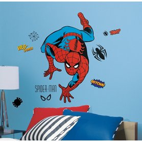 Samolepky na zeď. Dekorace Amazing Spiderman