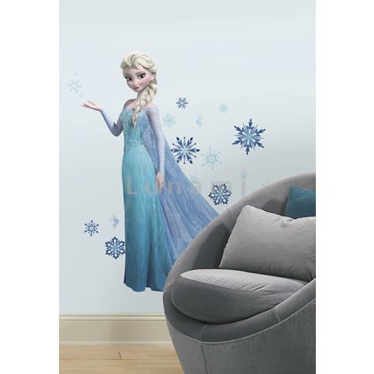 Dekorace pro dívčí pokoje. Obrázek Frozen Elsa.