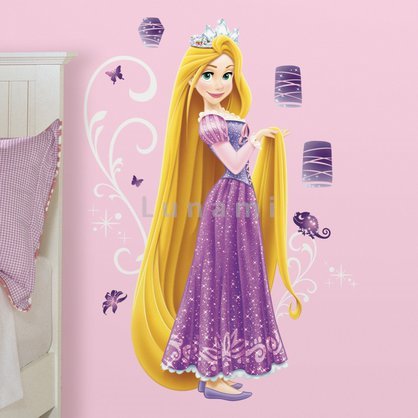 Samolepky pro holky. Princezna Rapunzel.