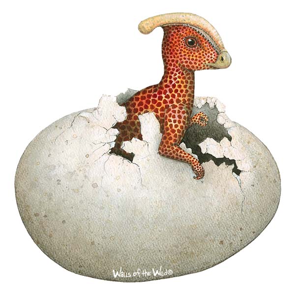 Samolepky dinosauři - Samolepící dekorace Dino miminko