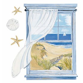 Samolepící dekorace  Okna mořská