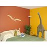Dinosauří pokoj pro dospělé. Realizace výzdoby ložnice.